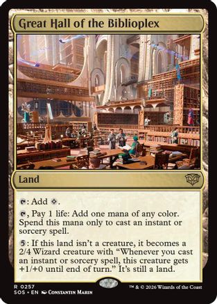 Great Hall of the Biblioplex [Secrets of Strixhaven]