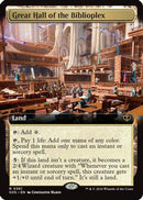 Great Hall of the Biblioplex (Extended Art) [Secrets of Strixhaven]
