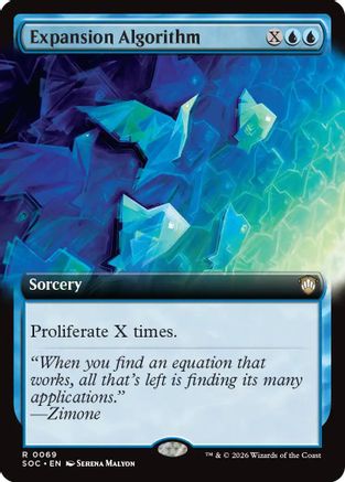 Expansion Algorithm (Extended Art) [Secrets of Strixhaven Commander]