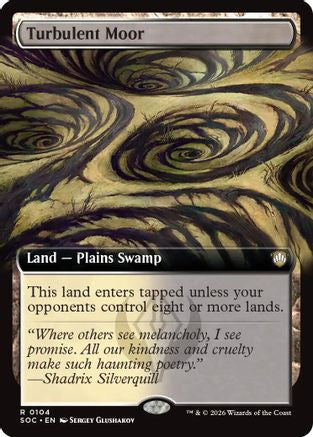 Turbulent Moor (Extended Art) [Commander: Secrets of Strixhaven]