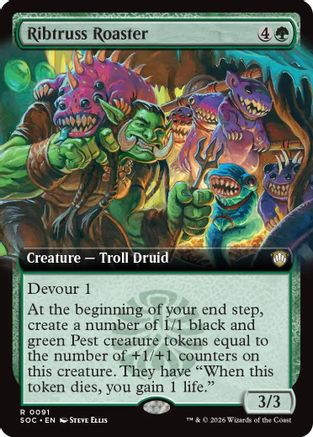 Ribtruss Roaster (Extended Art) [Commander: Secrets of Strixhaven]