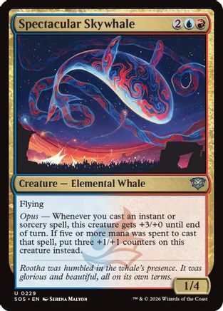 Spectacular Skywhale [Secrets of Strixhaven]