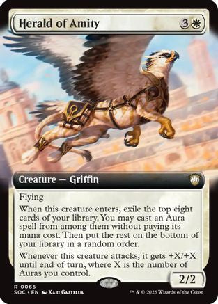 Herald of Amity (Extended Art) [Commander: Secrets of Strixhaven]