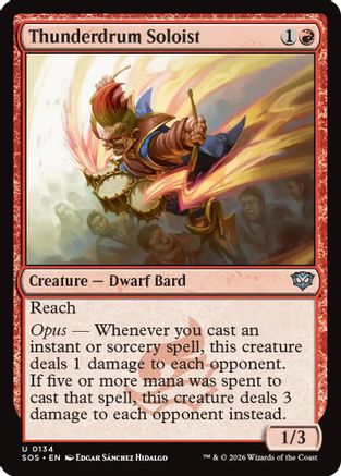 Thunderdrum Soloist [Secrets of Strixhaven]