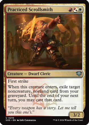 Practiced Scrollsmith [Secrets of Strixhaven]