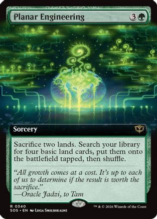 Planar Engineering (Extended Art) [Secrets of Strixhaven]