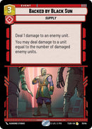 Backed by Black Sun (70/84) (70/84) [Twin Suns]