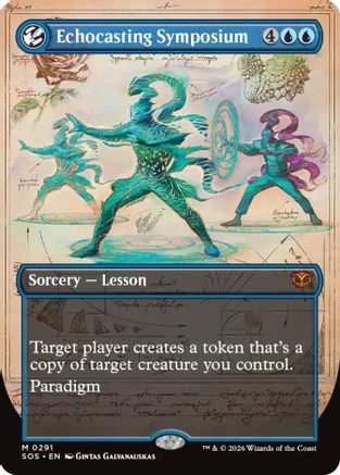 Echocasting Symposium (Borderless) [Secrets of Strixhaven]