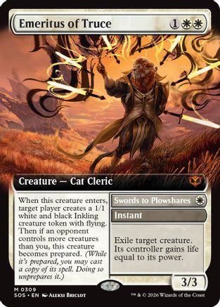 Emeritus of Truce (Extended Art) - Secrets of Strixhaven