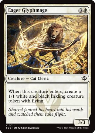 Eager Glyphmage [Secrets of Strixhaven]