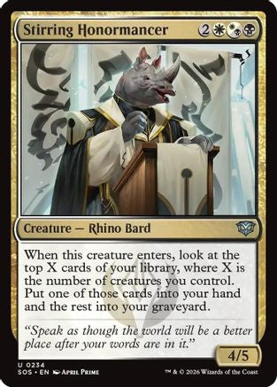 Stirring Honormancer [Secrets of Strixhaven]