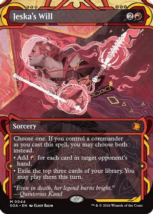 Jeska's Will [Secrets of Strixhaven: Mystical Archive]