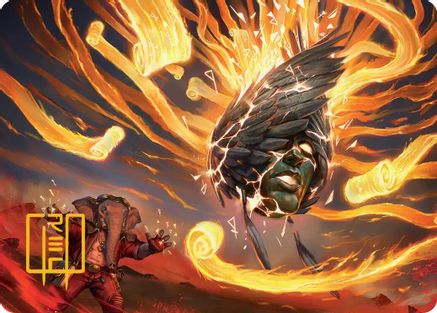 Flashback Art Card (Gold-Stamped Signature) [Art Series: Secrets of Strixhaven]