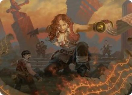 Zealous Lorecaster Art Card [Secrets of Strixhaven Art Series]