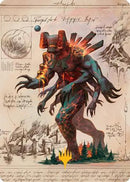 Magmablood Archaic Art Card (Gold-Stamped Planeswalker Symbol) [Secrets of Strixhaven Art Series]