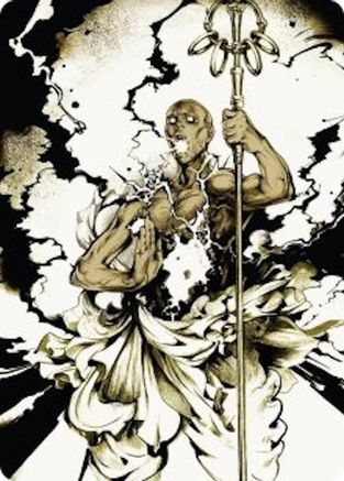 Burst Lightning Art Card - Art Series: Secrets of Strixhaven