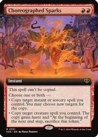 Choreographed Sparks (Extended Art) - Secrets of Strixhaven