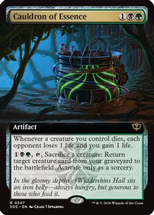 Cauldron of Essence (Extended Art) [Secrets of Strixhaven]