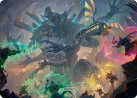 Moment of Reckoning Art Card [Secrets of Strixhaven Art Series]