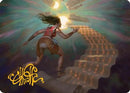 Pursue the Past Art Card (Gold-Stamped Signature) [Secrets of Strixhaven Art Series]