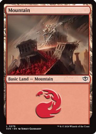 Mountain (0278) [Secrets of Strixhaven]