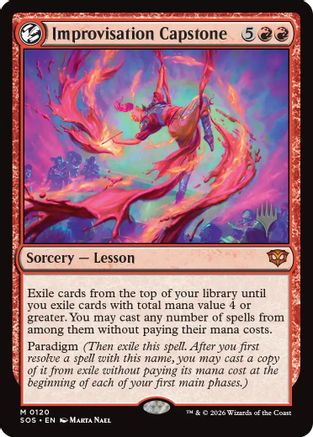 Improvisation Capstone [Promo Pack: Secrets of Strixhaven] Foil