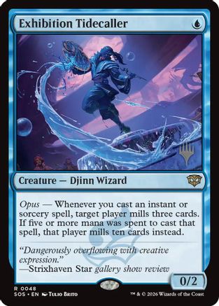 Exhibition Tidecaller [Promo Pack: Secrets of Strixhaven] Foil