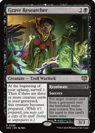 Grave Researcher [Promo Pack: Secrets of Strixhaven]