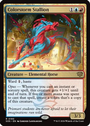 Colorstorm Stallion [Promo Pack: Secrets of Strixhaven]