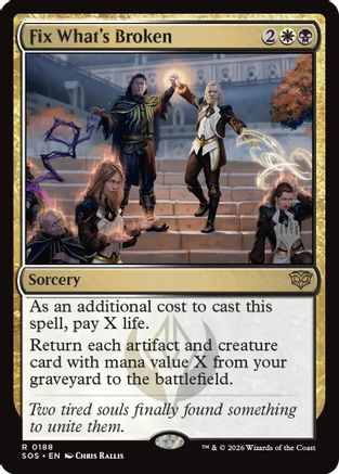 Fix What's Broken [Promo Pack: Secrets of Strixhaven] Foil