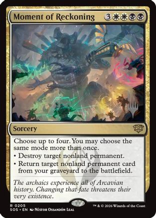 Moment of Reckoning - [Promo Pack: Secrets of Strixhaven] Foil