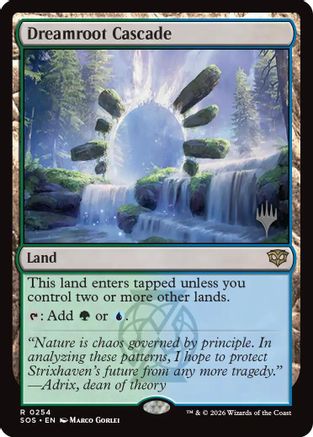 Dreamroot Cascade [Promo Pack: Secrets of Strixhaven] Foil