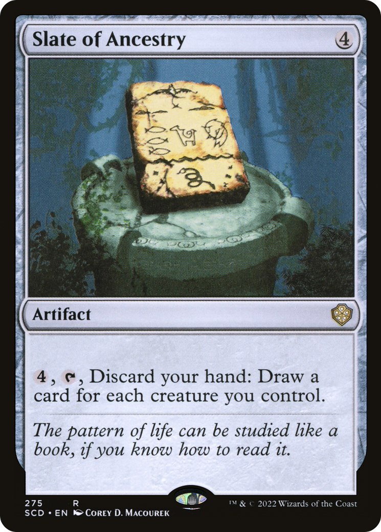 Slate of Ancestry - [Starter Commander Decks]
