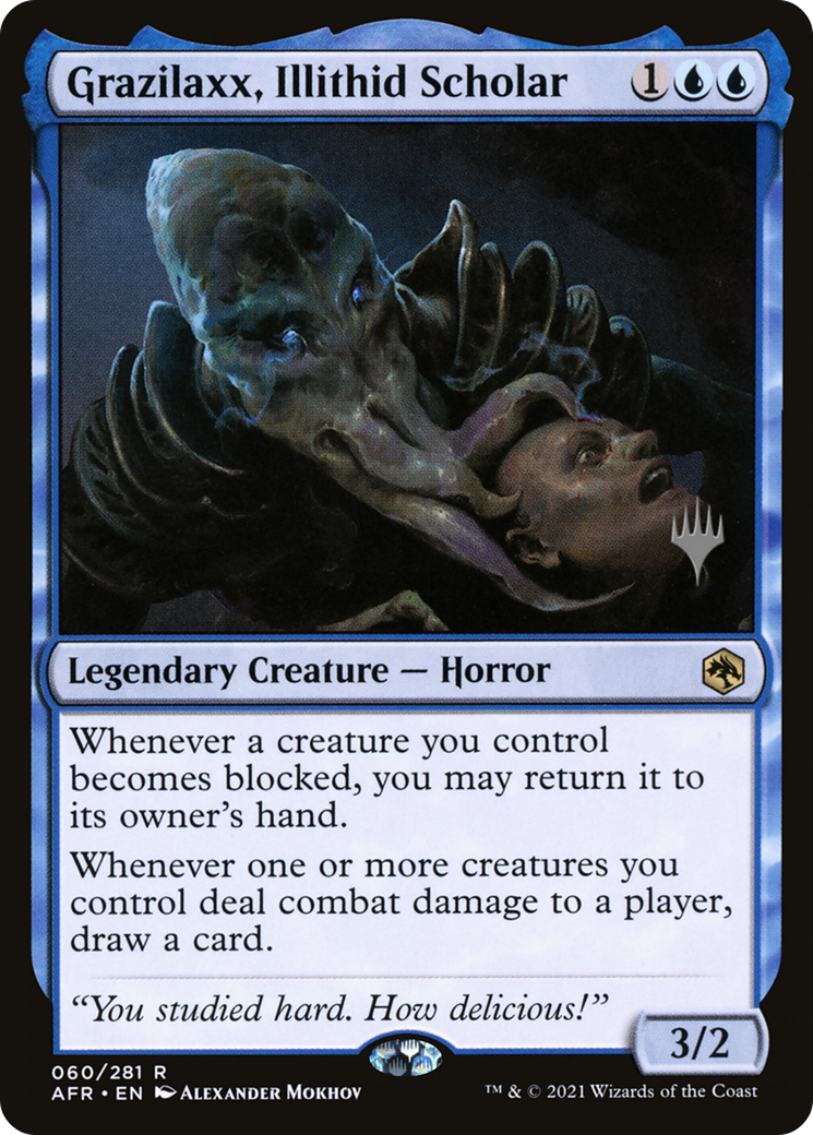 Grazilaxx, Illithid Scholar [Adventures in the Forgotten Realms Promos]