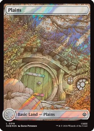 Plains (0319) (Surge Foil) [The Hobbit] Foil