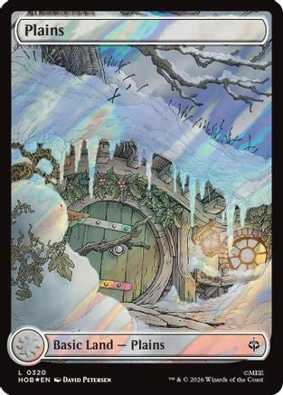 Plains (0320) (Surge Foil) [The Hobbit] Foil