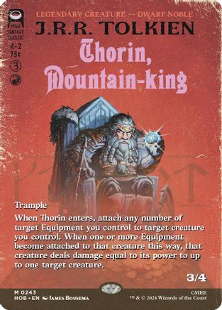 Thorin, Mountain-king (Borderless) [The Hobbit]