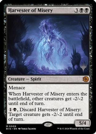 Harvester of Misery [Promo Pack: Secrets of Strixhaven] Foil