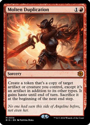 Molten Duplication [Outlaws of Thunder Junction: The Big Score Promos]
