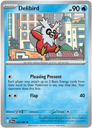 Delibird 018  - Reverse Holofoil ME04 Chaos Rising - Uncommon