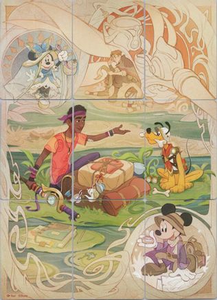 Wilds Unkown Puzzle Insert (Set of 9)  [Wilds Unknown]