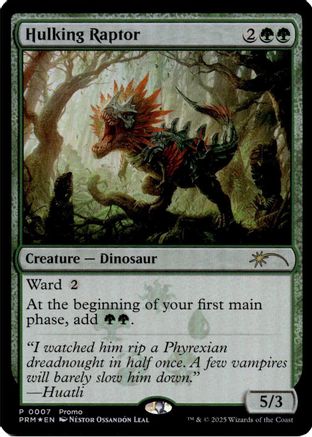 Hulking Raptor [Media Promos] Foil