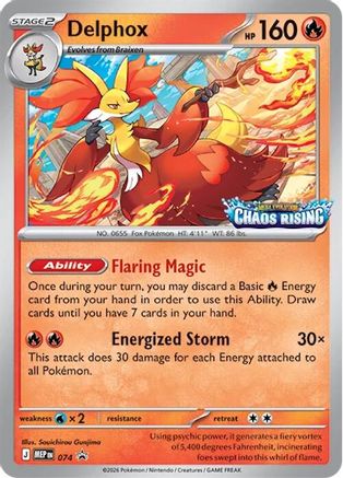 Delphox - 74 [ME: Mega Evolution Promo] - Holofoil