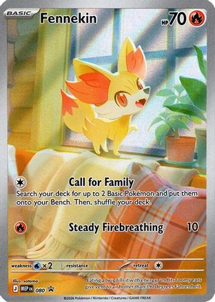 Fennekin 080 [ME Mega Evolution Promo]  - Holofoil