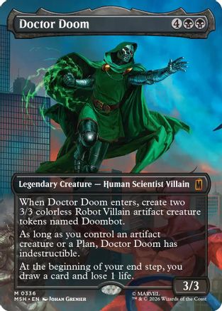 Doctor Doom (Borderless) (0336) [Marvel Super Heroes] Foil