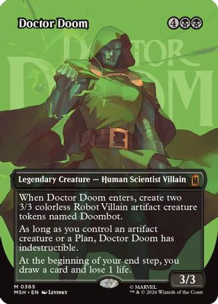 Doctor Doom (Borderless) (0365) [Marvel Super Heroes] Foil