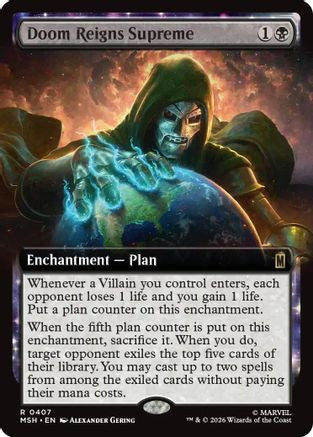 Doom Reigns Supreme (Extended Art) - Marvel Super Heroes Foil