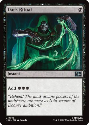 Dark Ritual [Commander: Marvel Super Heroes] Foil