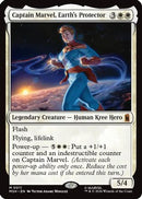 Captain Marvel, Earth's Protector (MSH-011) - Marvel Super Heroes Foil