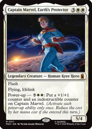 Captain Marvel, Earth's Protector [Marvel Super Heroes]